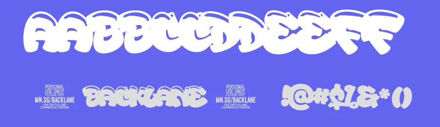 Backlane Graffiti Font by Mans Greback — Display Font — thumbnail 3