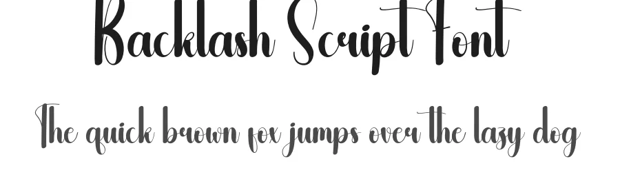 Backlash Script Font by andikastudio — Script Handwritten Font