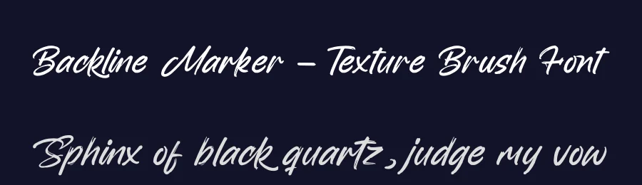Backline Marker – Texture Brush Font by letterenastudios — Script Handwritten Font — thumbnail 2