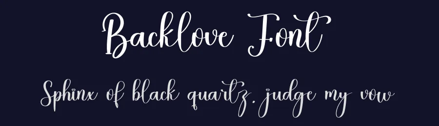 Backlove Font by freshtypeink — Script Handwritten Font — thumbnail 2