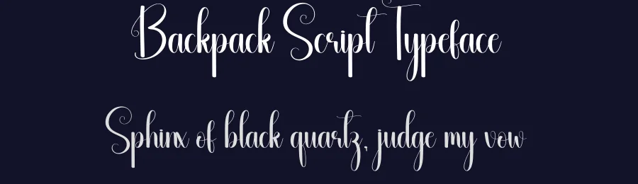 Backpack Script Typeface by andikastudio — Script Handwritten Font — thumbnail 2