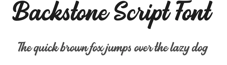 Backstone Script Font by ahweproject — Script Handwritten Font