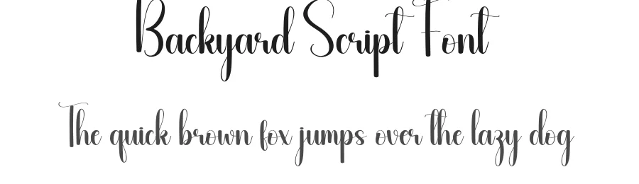 Backyard Script Font by andikastudio — Script Handwritten Font