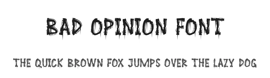 Bad Opinion Font by noahtype — Script Handwritten Font