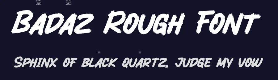 Badaz Rough Font by ErmediaStudio — Script Handwritten Font — thumbnail 2