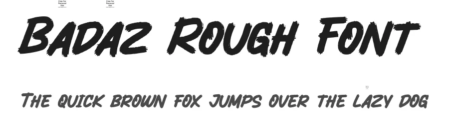 Badaz Rough Font by ErmediaStudio — Script Handwritten Font