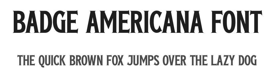 Badge Americana Font by timelesstype.co — Serif Font