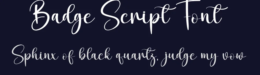 Badge Script Font by andikastudio — Script Handwritten Font — thumbnail 2