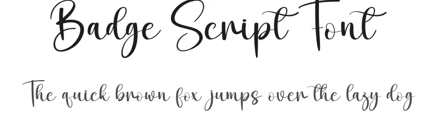 Badge Script Font by andikastudio — Script Handwritten Font