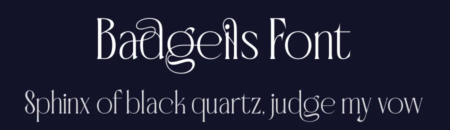 Badgeils Font by timelesstype.co — Serif Font — thumbnail 2