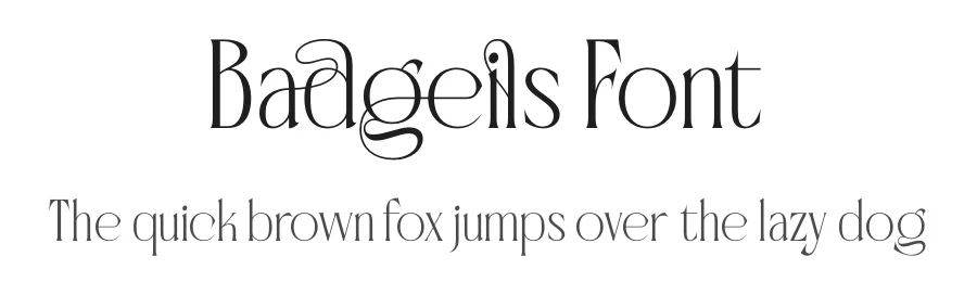 Badgeils Font by timelesstype.co — Serif Font