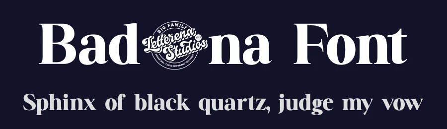 Badilna Font by letterenastudios — Serif Font — thumbnail 2