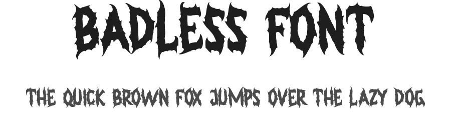 BadLess Font by noahtype — Decorative Font