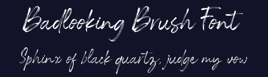 Badlooking Brush Font by Aluyeah Studio — Script Handwritten Font — thumbnail 2
