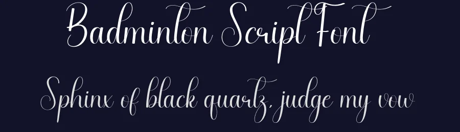 Badminton Script Font by andikastudio — Script Handwritten Font — thumbnail 2