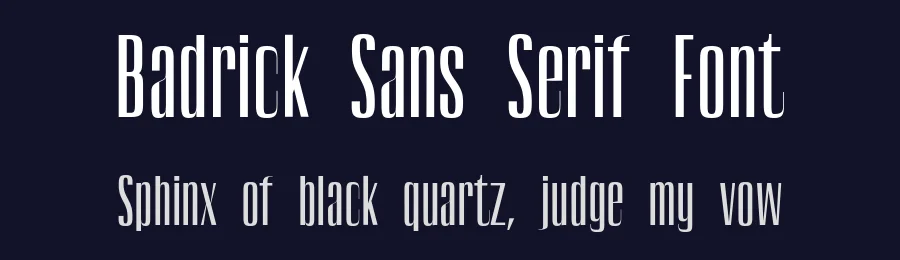 Badrick Sans Serif Font by Creativetacos — Sans Serif Font — thumbnail 2