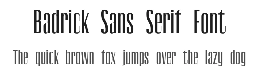 Badrick Sans Serif Font by Creativetacos — Sans Serif Font