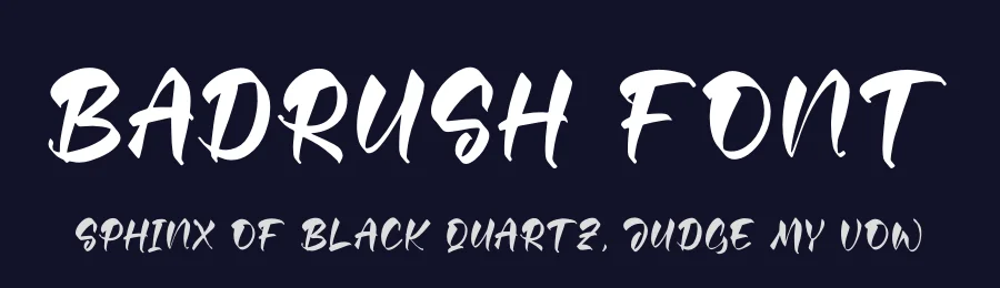 Badrush Font by perspectype — Script Handwritten Font — thumbnail 2