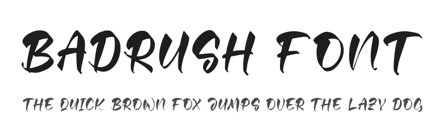 Badrush Font by perspectype — Script Handwritten Font