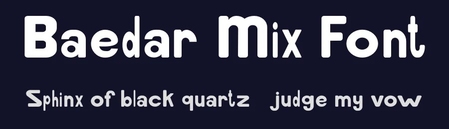 Baedar Mix Font by craftsupplyco — Sans Serif Font — thumbnail 2