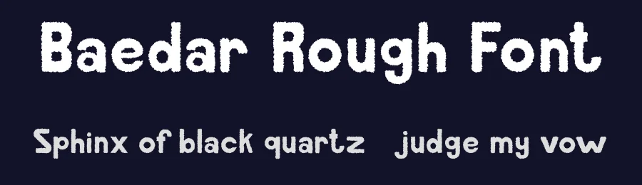 Baedar Rough Font by craftsupplyco — Sans Serif Font — thumbnail 2