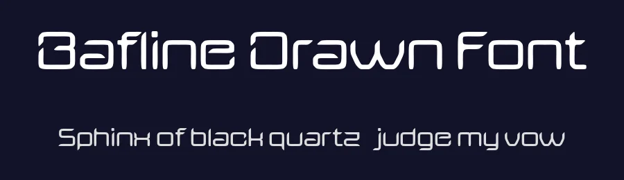 Bafline Drawn Font by craftsupplyco — Display Font — thumbnail 2
