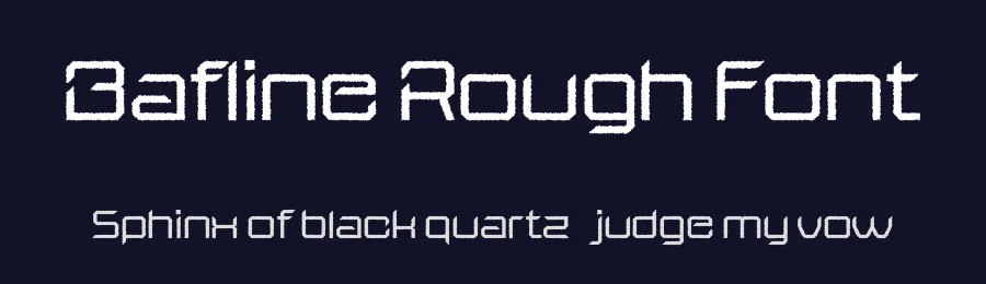 Bafline Rough Font by craftsupplyco — Display Font — thumbnail 2