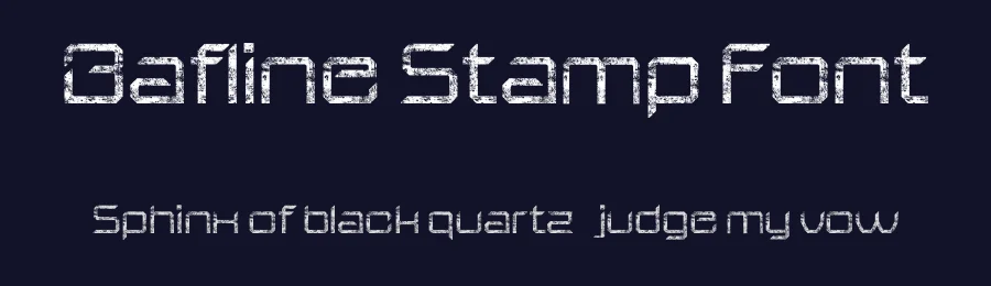 Bafline Stamp Font by craftsupplyco — Display Font — thumbnail 2