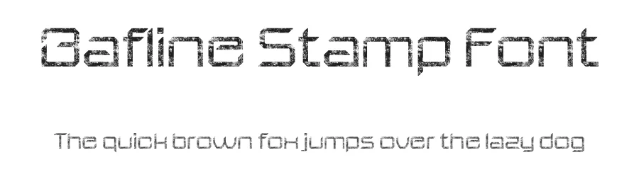 Bafline Stamp Font by craftsupplyco — Display Font