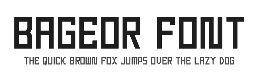 Bageor Font by hayoyuka8 — Display Font