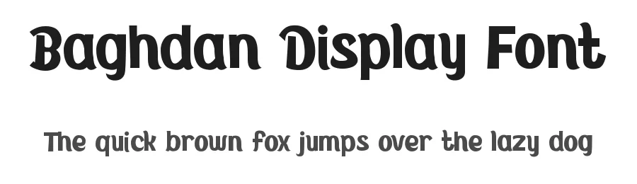 Baghdan Display Font by Pinisiart — Display Font