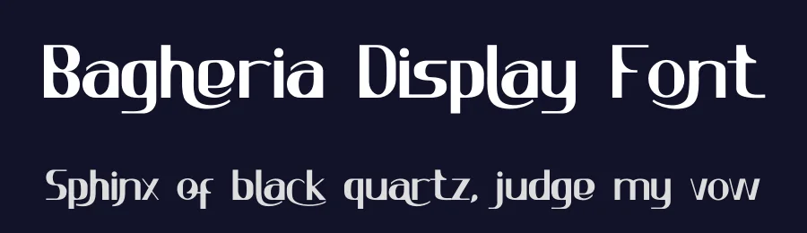 Bagheria Display Font by PutraCetol Studio — Sans Serif Font — thumbnail 2