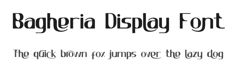 Bagheria Display Font by PutraCetol Studio — Sans Serif Font
