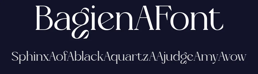 Bagien Font by Eternity.STD — Display Font — thumbnail 2