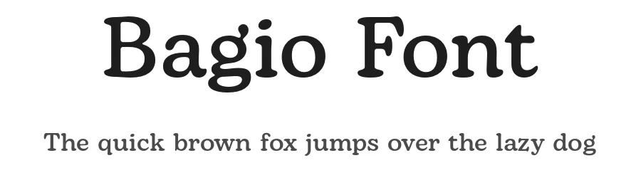 Bagio Font by kereatype โ Decorative Font
