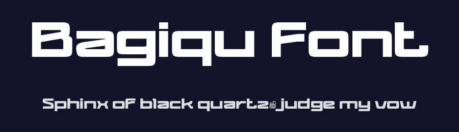Bagiqu Font by twinletter — Display Font — thumbnail 2