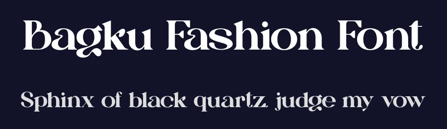 Bagku Fashion Font by illushvara — Serif Font — thumbnail 2