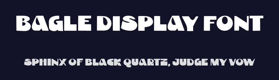 Bagle Display Font by Goodwheel Studio — Display Font — thumbnail 2