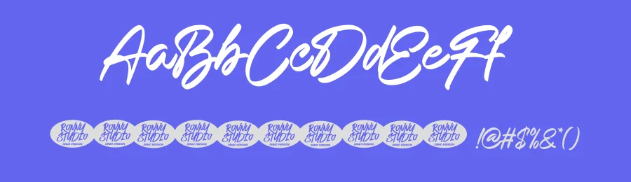 Baglietta Script Font by Ronny_STD — Decorative Font — thumbnail 3