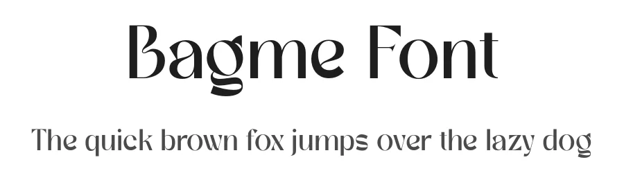 Bagme Font by Typebae — Display Font