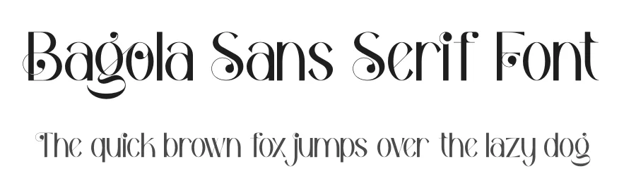 Bagola Sans Serif Font by Storytype — Sans Serif Font