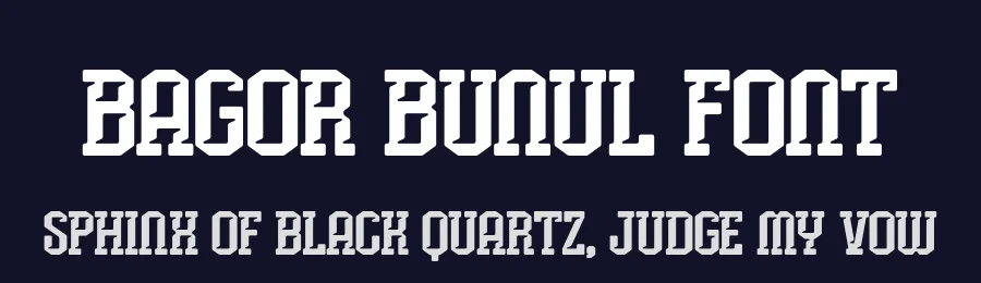 Bagor Bunul Font by Twicolabs Fontdation — Slab Serif Font — thumbnail 2