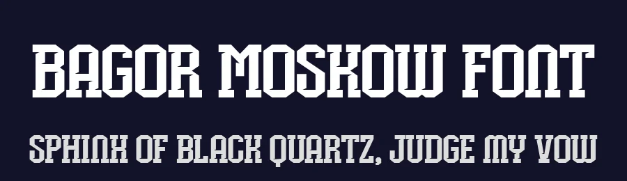 Bagor Moskow Font by Twicolabs Fontdation — Slab Serif Font — thumbnail 2