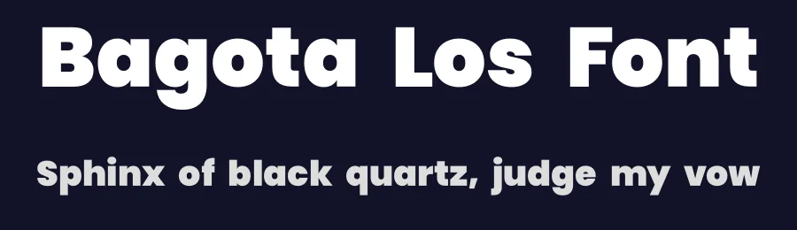 Bagota Los Font by Artnivora Studio — Sans Serif Font — thumbnail 2