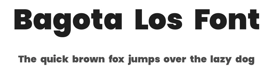Bagota Los Font by Artnivora Studio — Sans Serif Font
