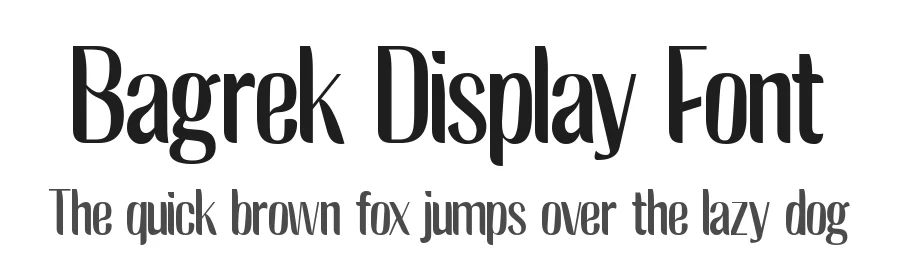 Bagrek Display Font by StringLabs — Sans Serif Font