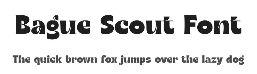Bague Scout Font by timelesstype.co — Display Font