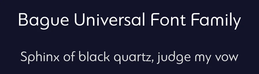 Bague Universal Font Family by Panos Vassiliou — Display Font — thumbnail 2