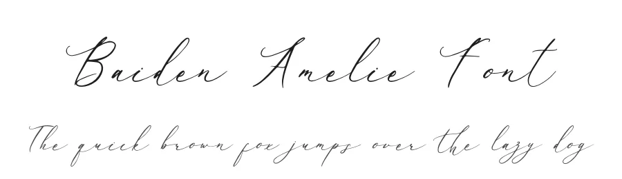 Baiden Amelie Font by letterenastudios — Script Handwritten Font