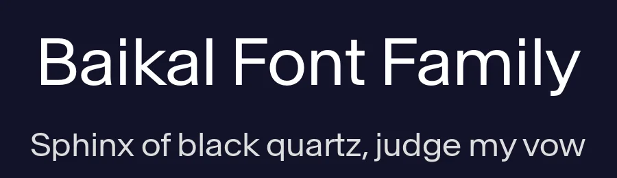 Baikal Font Family by newglyph — Decorative Font — thumbnail 2